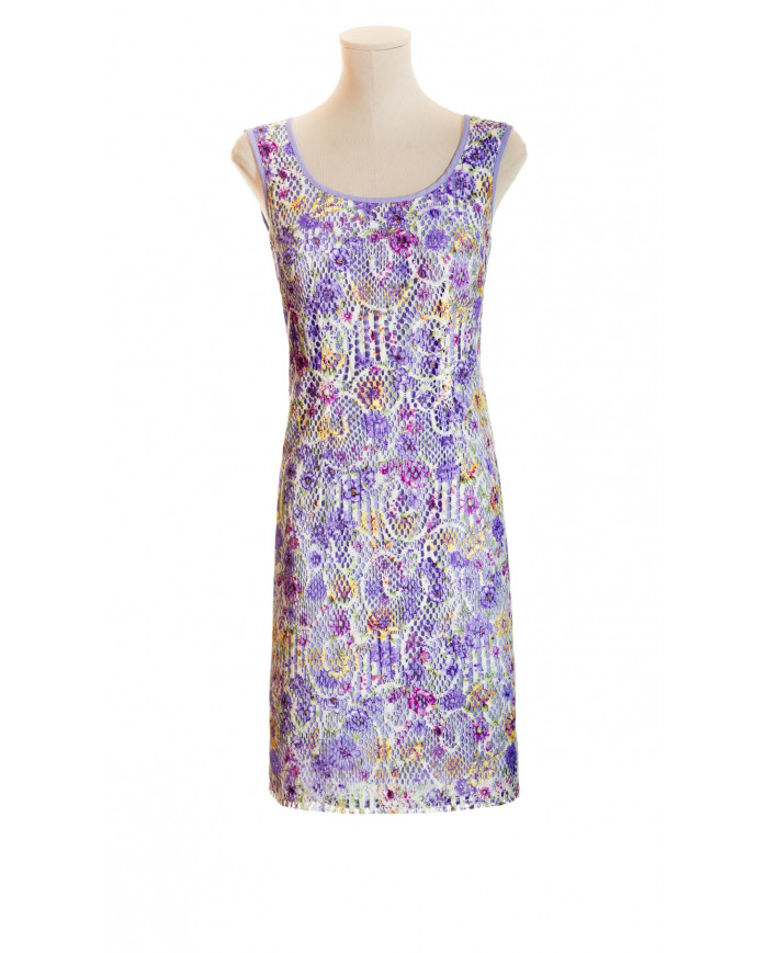 Multicolored Crochet Dress