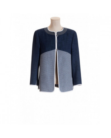 Chaqueta suelta con vivos