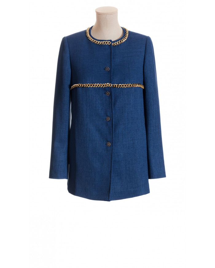 Chaqueta ligera con cadena