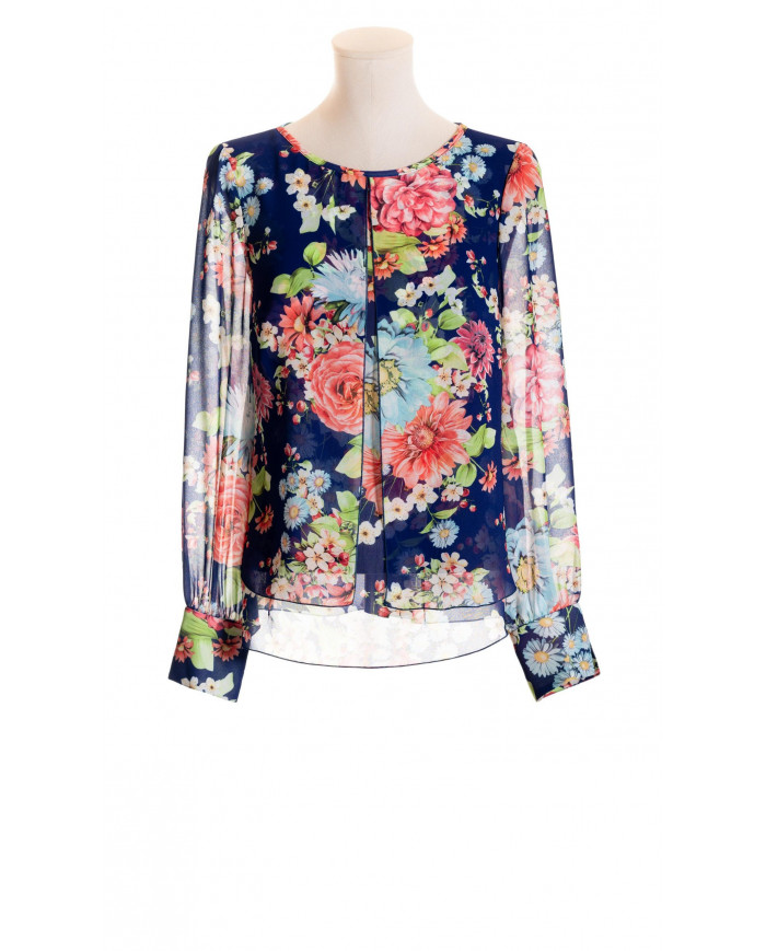 Estampado floral y manga