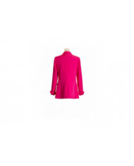 Blazer fucsia con cinta