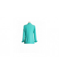 Blazer verde con cinta