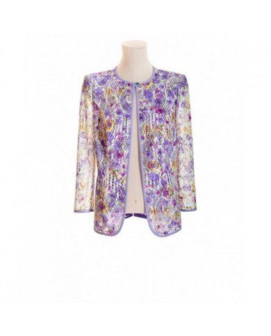 Chaqueta Croché Multicolor