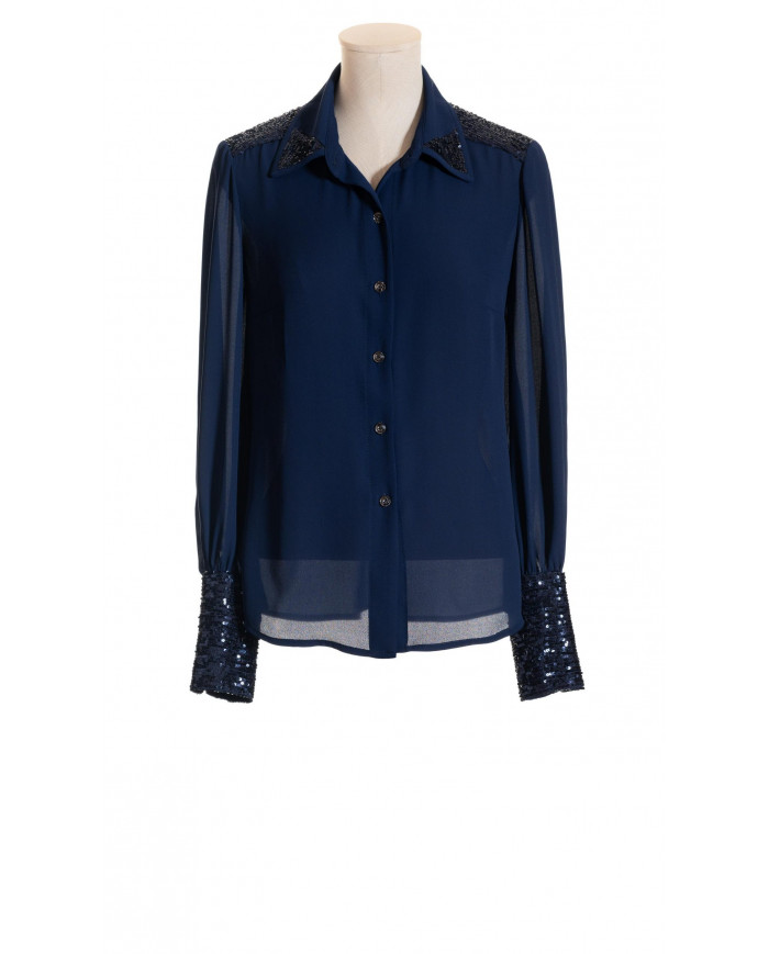 Blusa con lentejuelas