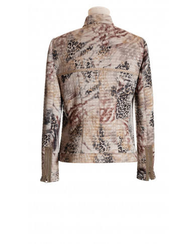 Cazadora «Animal Print» Con Cremallera