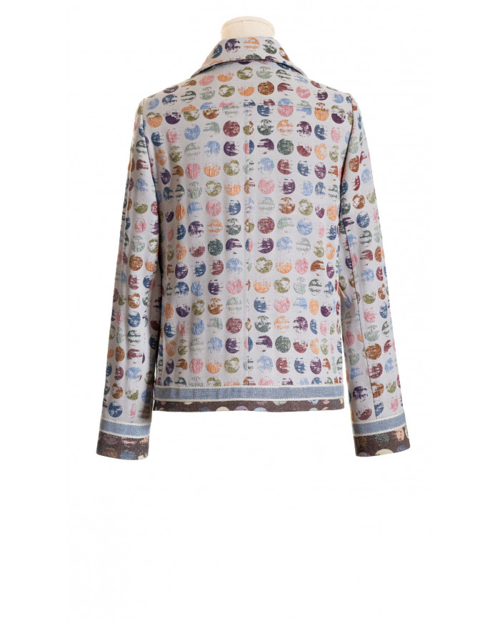 Chaqueta-cazadora lunares strech