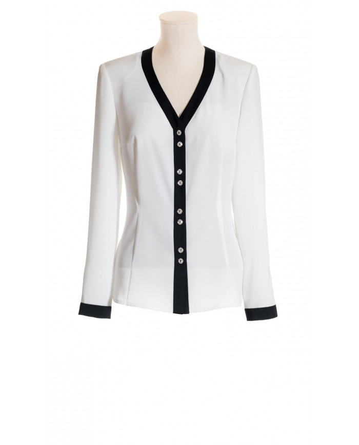 Blusa parejas de botones